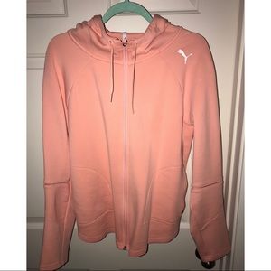 PINK FITTED PUMA ZIPUP SIZE XL